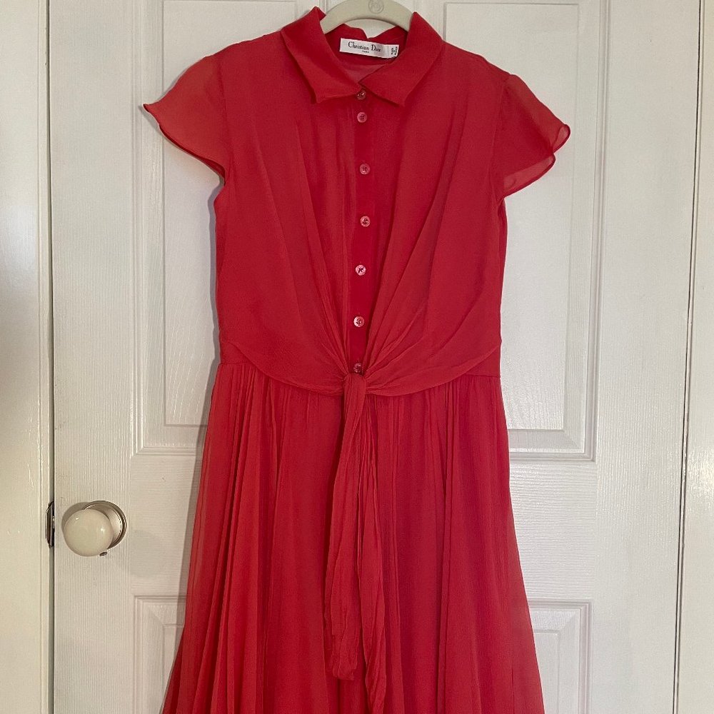 Christian Dior Pink Dress